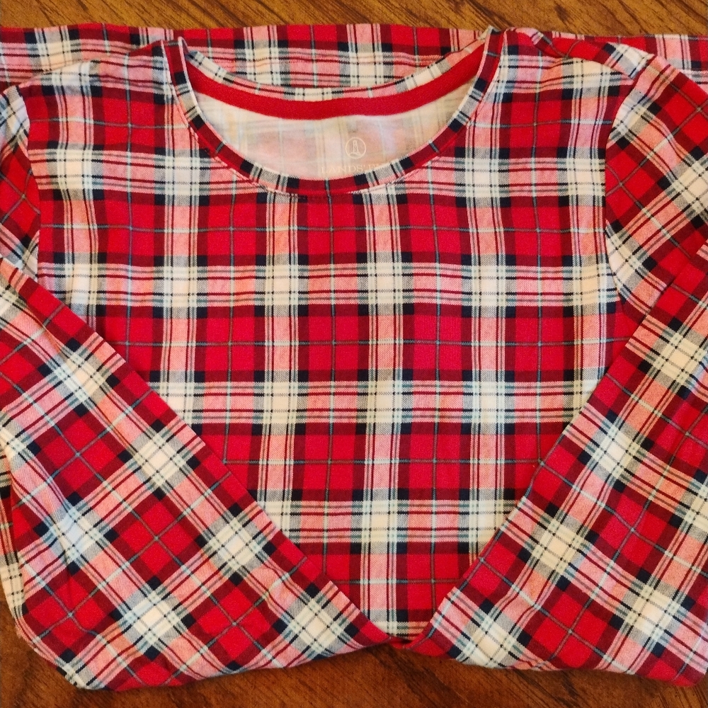 Lands' End Plaid Tee